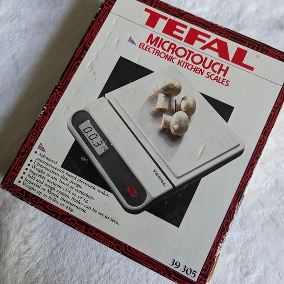 NIB Tefal Micro Touch Electronic Food Scale complete with Manual - Picture 2 of 8